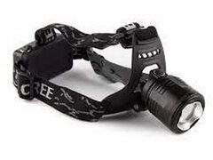 Lanterna de cap cu acumulator 2XT6 LED CREE LUMINA Alba/Verde