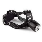 Lanterna de cap cu acumulator 2XT6 LED CREE LUMINA Alba/Verde